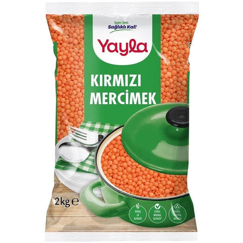 Yayla Red Lentils 2 Kg