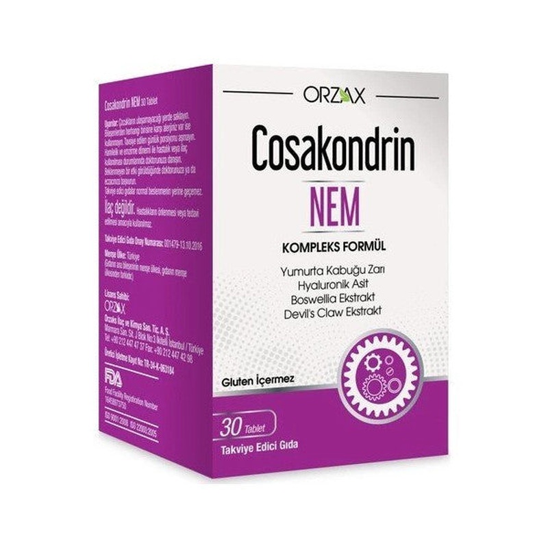 Orzax Cosachondrin Nem 30 Tablets