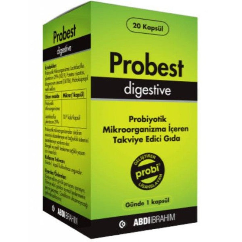 Probest Digestive Probiotic 20 Capsules