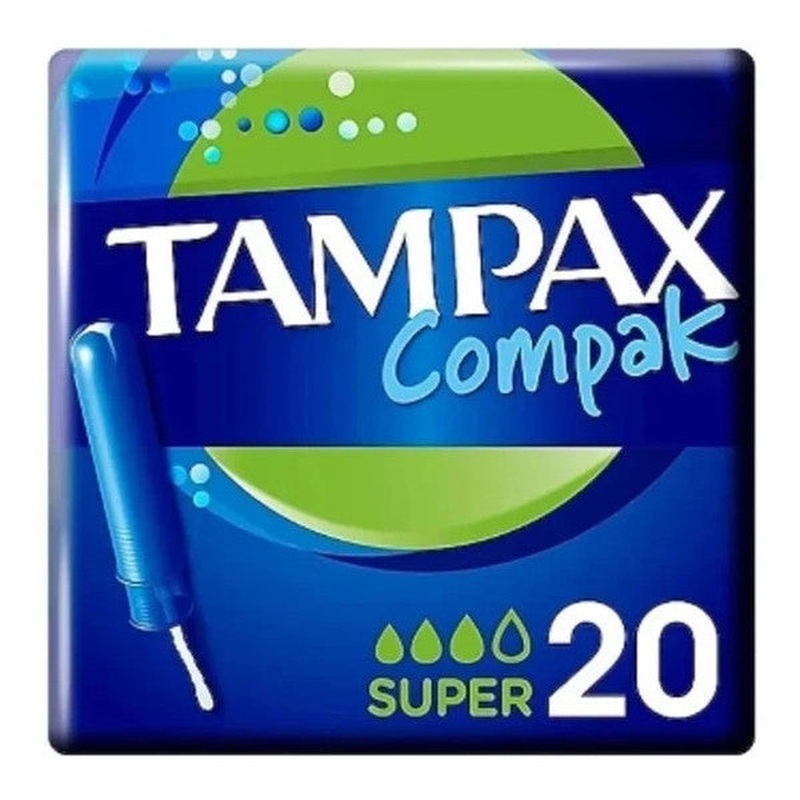 Tampax Compak Tampon Super 20 Pieces