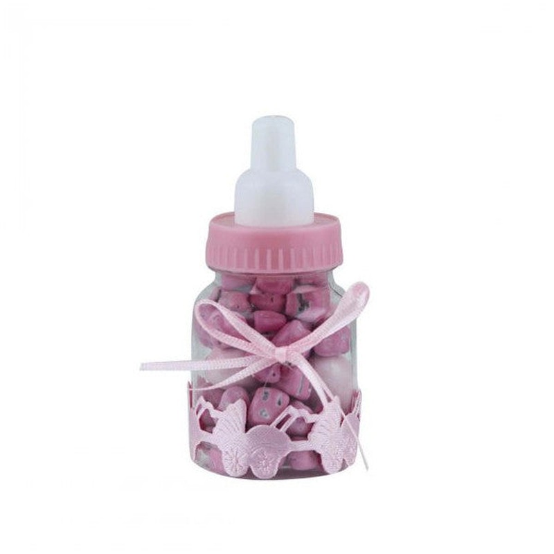 Baby Bottle Decorated Chocolate For Baby Girl