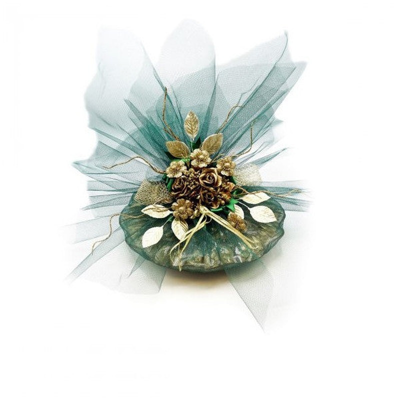 Engagement Chocolate n Gold Leaf Glass Tray 1100G