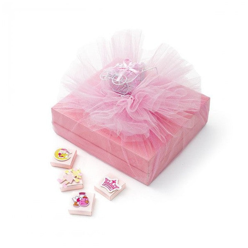 Baby Girl Chocolate Decorated Baby Chocolate (50 Pieces)