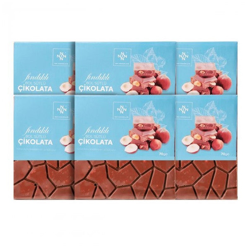 Hazelnut Rich Milk Chocolate Tablet 5-Piece