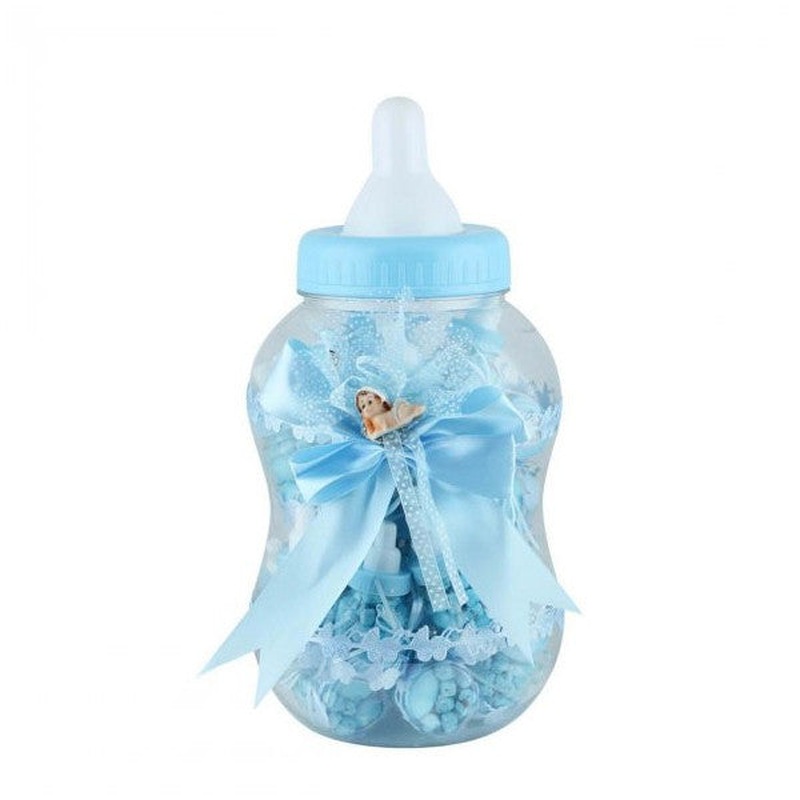 Baby Bottle Decorated Boy Chocolate 30 Pieces