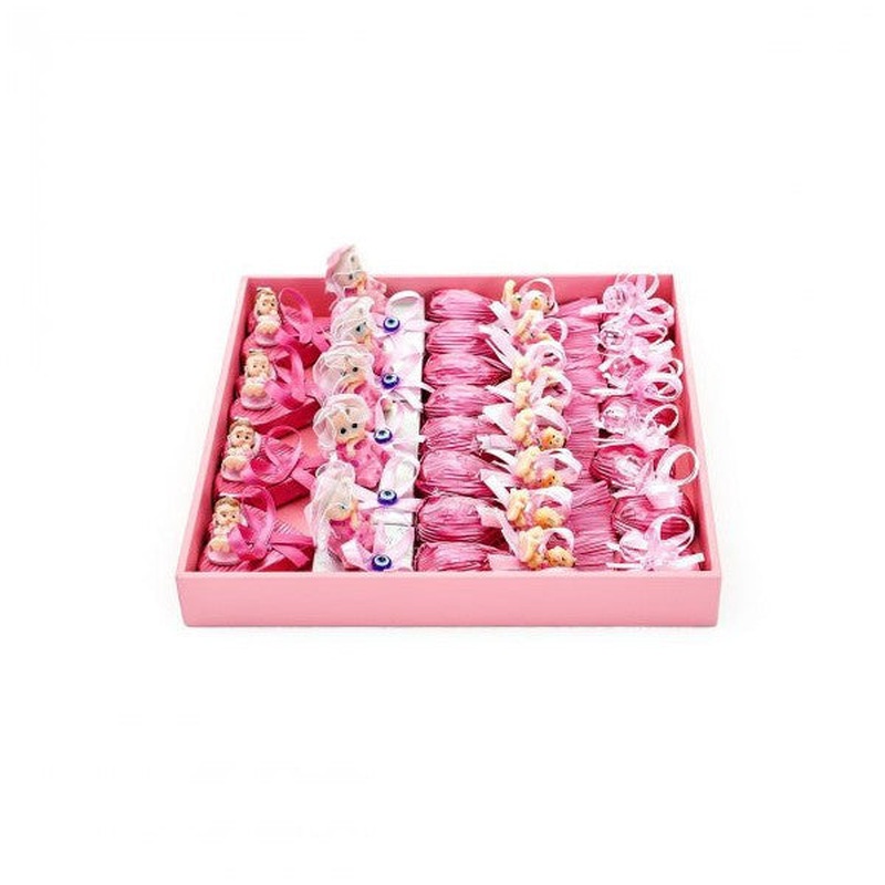 Baby Girl Chocolate Handmade Baby Chocolate Decorated (23 Pieces)