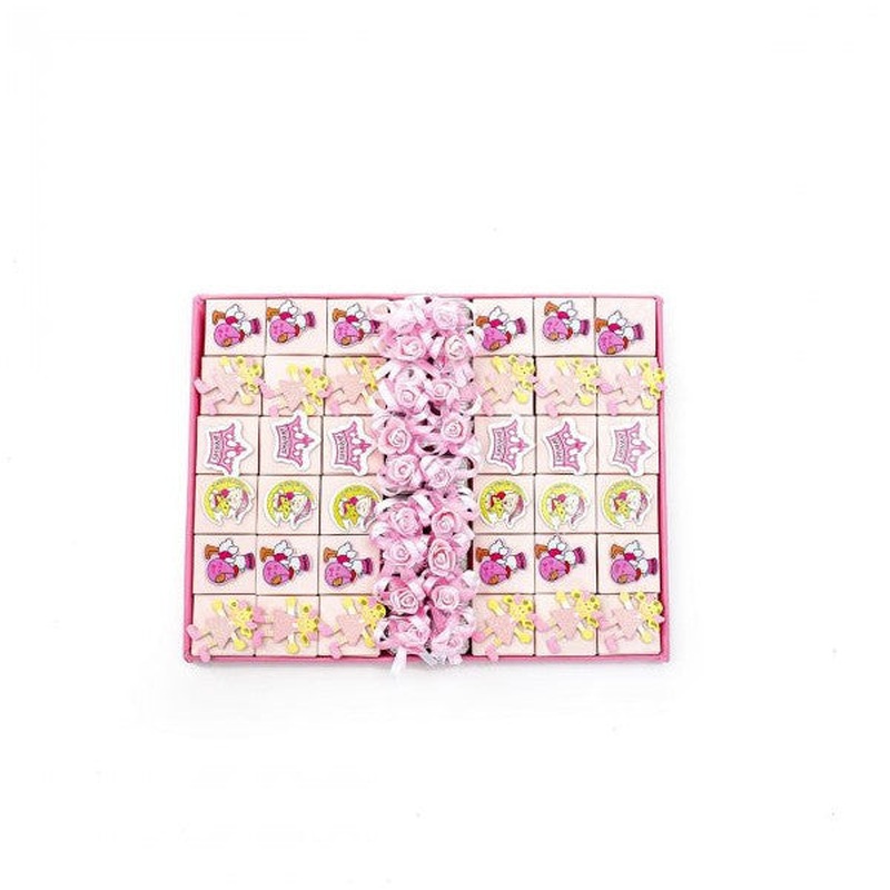 Baby Girl Chocolate Handmade Baby Chocolate Decorated (52 Pieces)