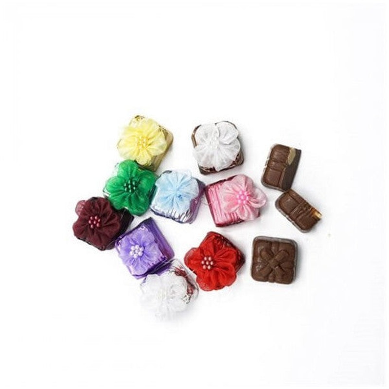 Flower Decorated Stone Milk Chocolate 800 Gr