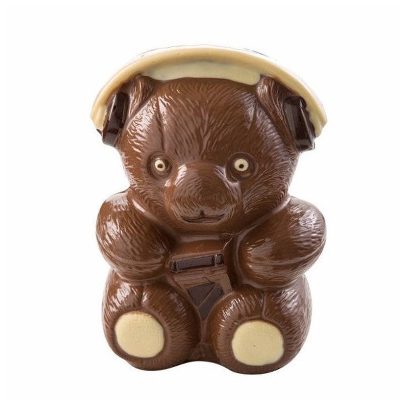 Nin Teddy Bear Figure Chocolate