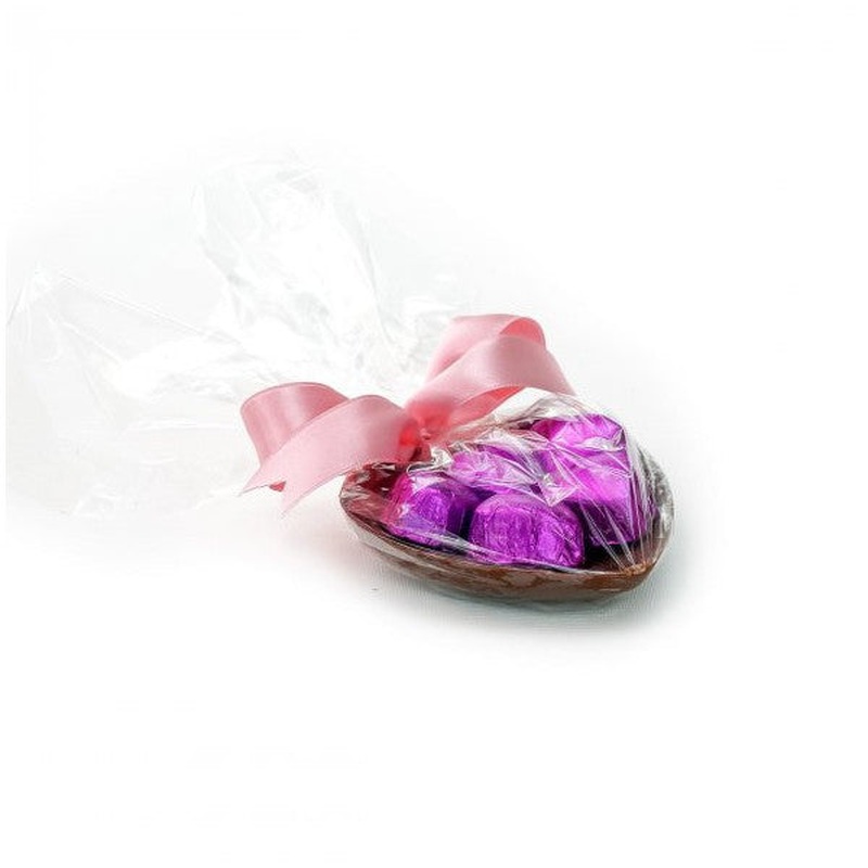 Purple Heart Chocolate With Milk Figure Base