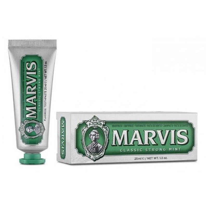Marvis Toothpaste Classic Strong Mint 25Ml | Strong Mint Flavored