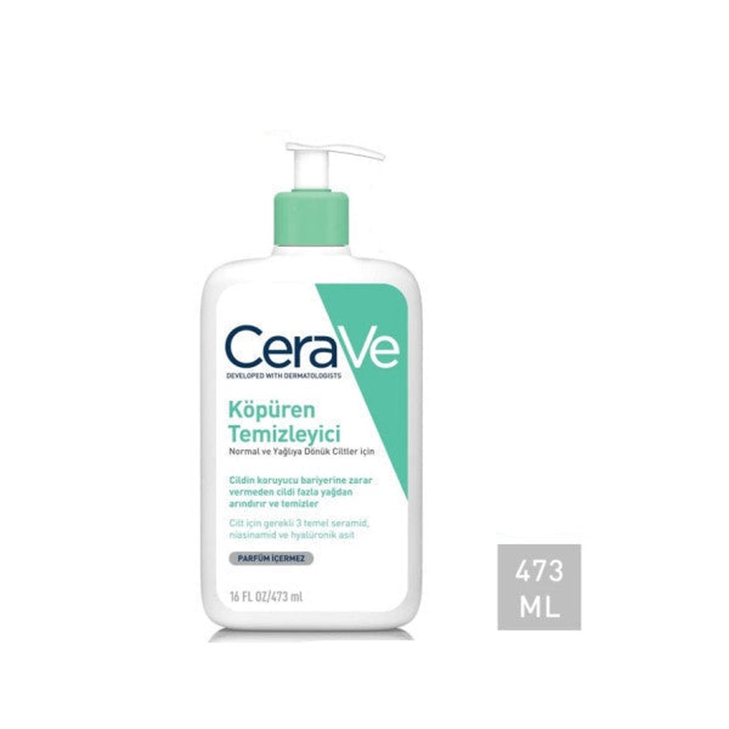 Cerave Foaming Cleanser For Normal & Oily Skin 473 Ml