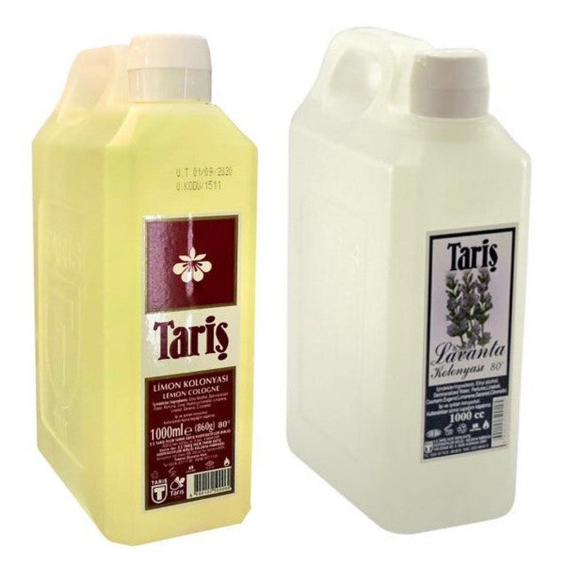Tari 80 Degrees Lemon Cologne Drum 1 L + Tari 80 Degrees Lavender Cologne Drum 1 L