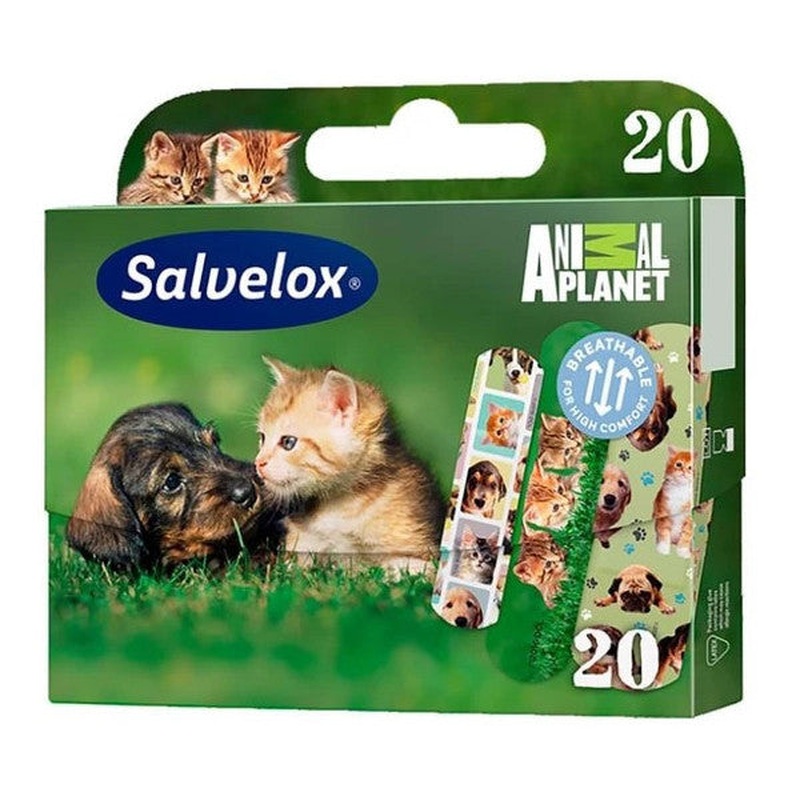Salvelox Animal Planet Plaster 20 Pieces | Water Resistant