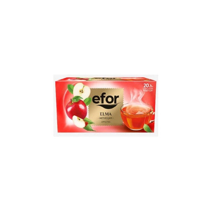 Efor Apple Glass Bag Herbal And Fruit Tea 20 Pcs