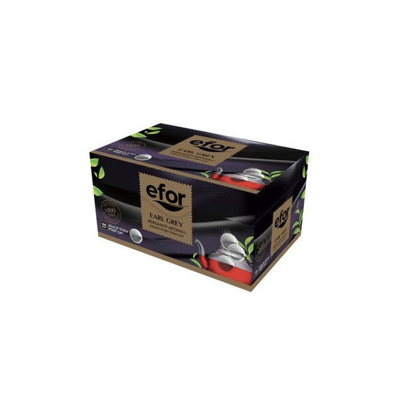 Efor Earl Grey Teapot Black Tea Bag - 100's