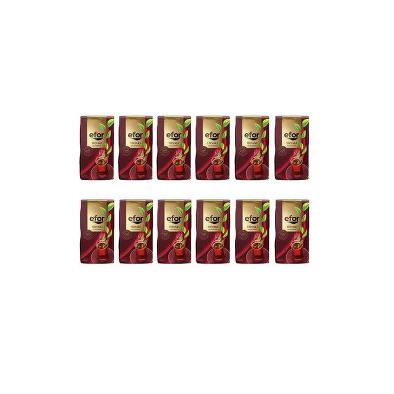 Efor Tea Efor Tiryaki Black Loose Tea 1.000 Gr X 12 Pieces