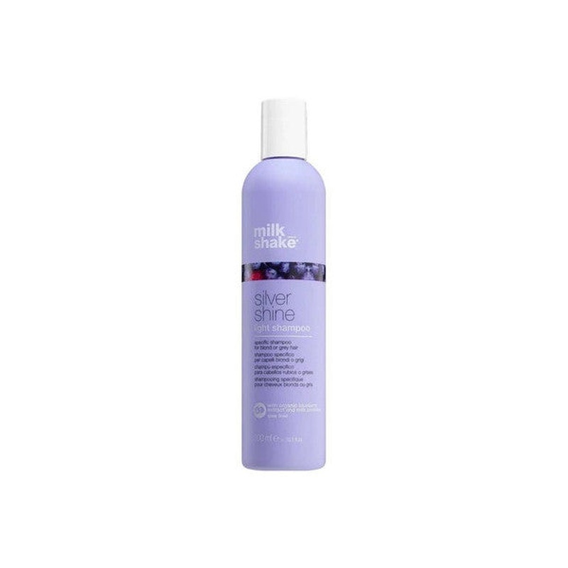 Milkshake Silver Shine Light Shampoo Special Purple Shampoo For Blonde And Silver Hair 300 Ml