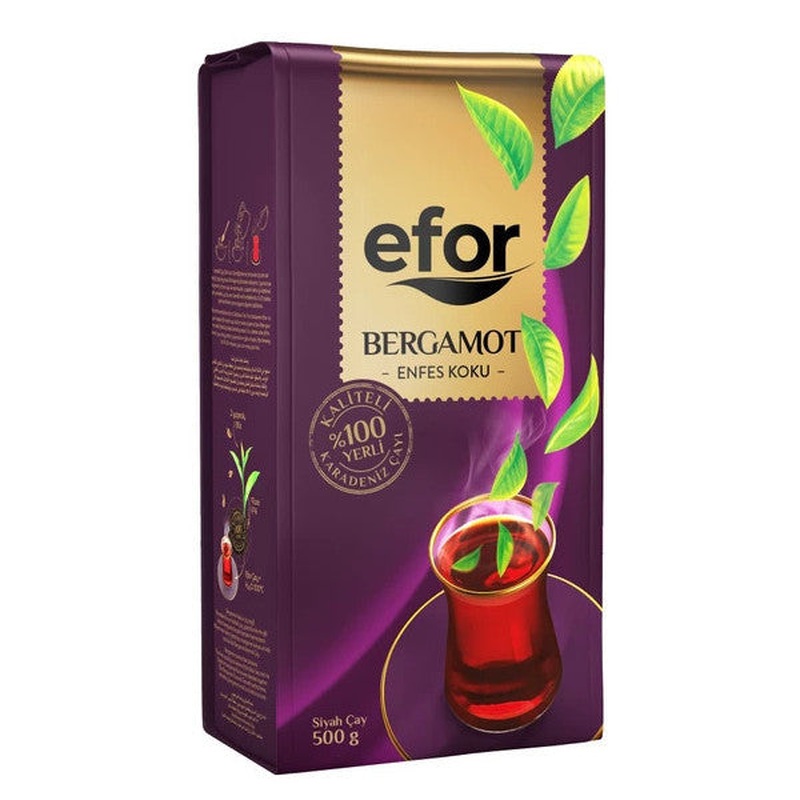 Efor Bergamot Flavored Loose Black Tea - 500Gr