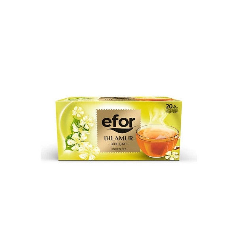 Efor Linden Glass Bag Herbal And Fruit Tea - 20 Pcs