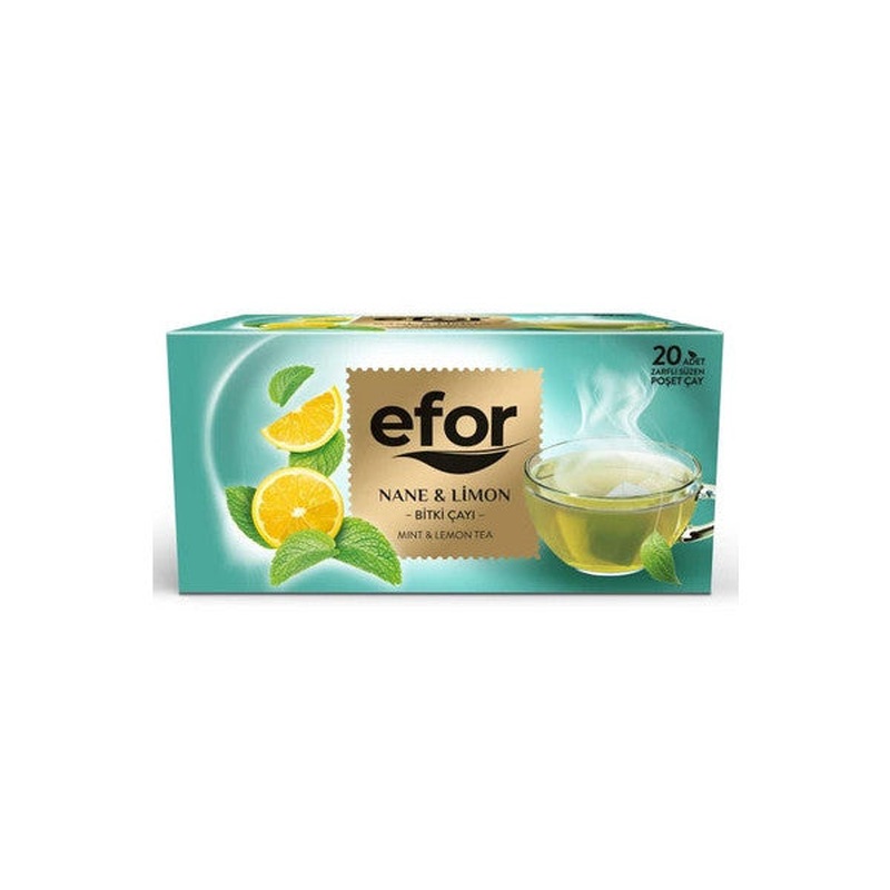 Efor Mint Lemon Pardak Herbal And Fruit Tea Bags - 20 Pcs