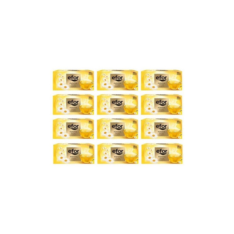 Efor Tea Chamomile Herbal And Fruit Tea Bag 20 X 12 Pieces