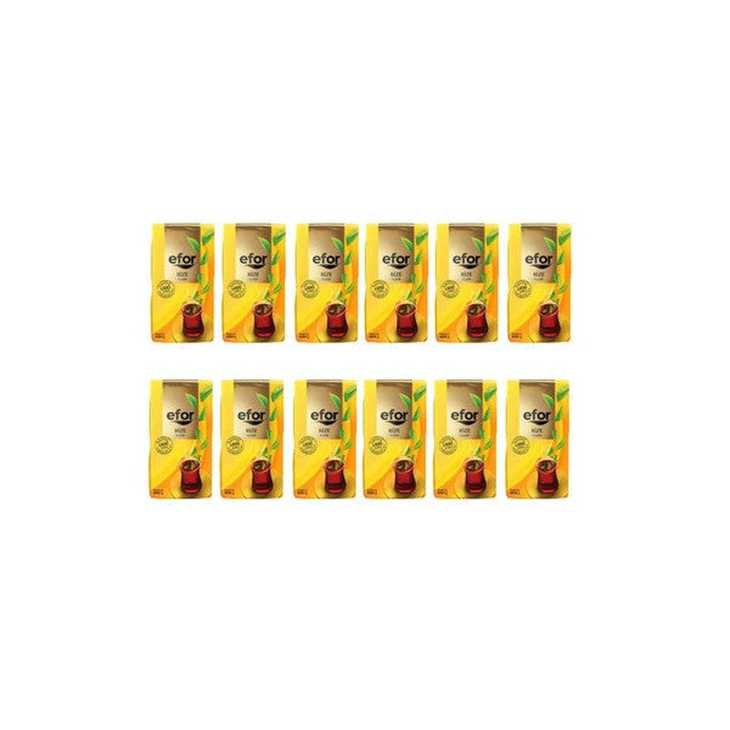 Efor Tea Rize Black Tea 1000 Gr X 12 Pieces