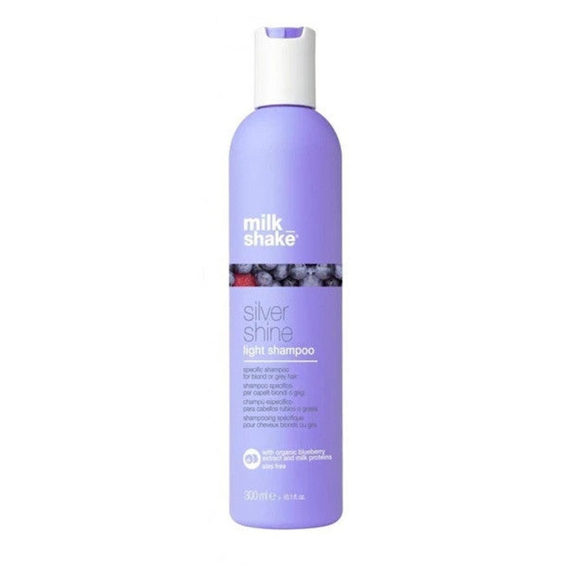 Milkshake Silver Shine Shampoo Special Purple Shampoo For Blonde And Silver Hair 300 Ml