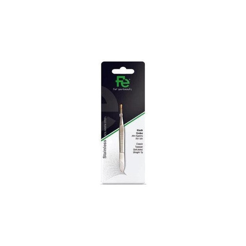 Fe Classic Tweezers Flat Tip