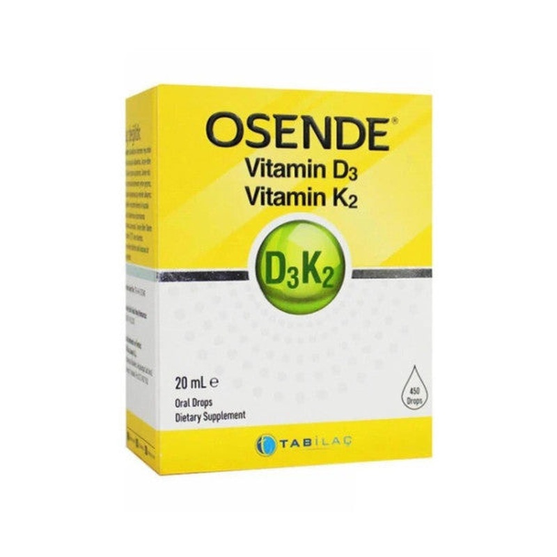 Osende Vitamin D3 K2 (Menaquinone 7) Drops 20Ml