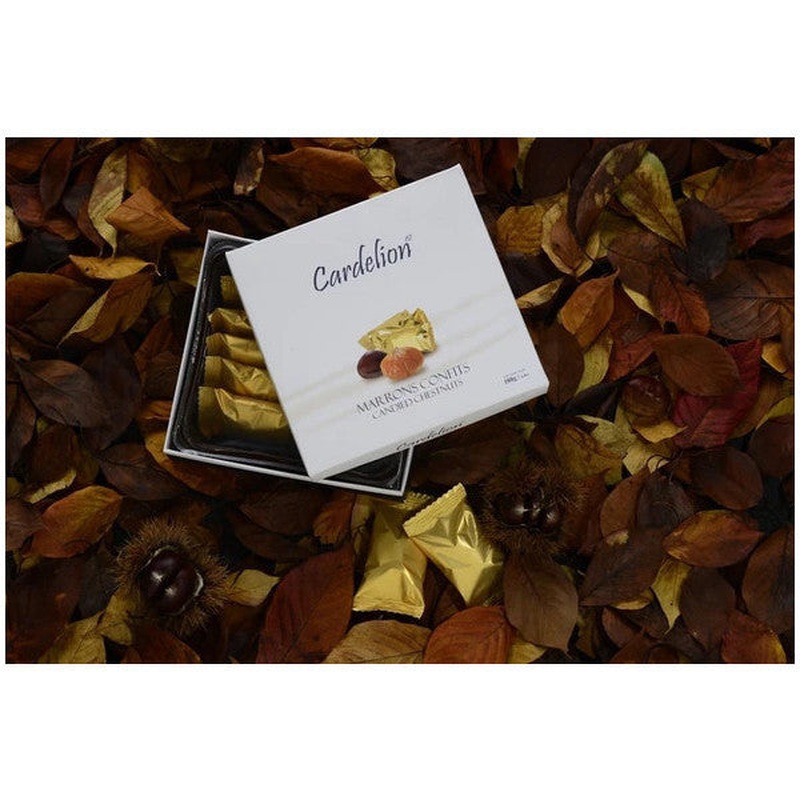 Cardelion Marrons Confits - Candied Chestnuts - Chesnuts  Maroon Glace Chestnut - Anatolian Flavors - Marron Glace - 180 Gr