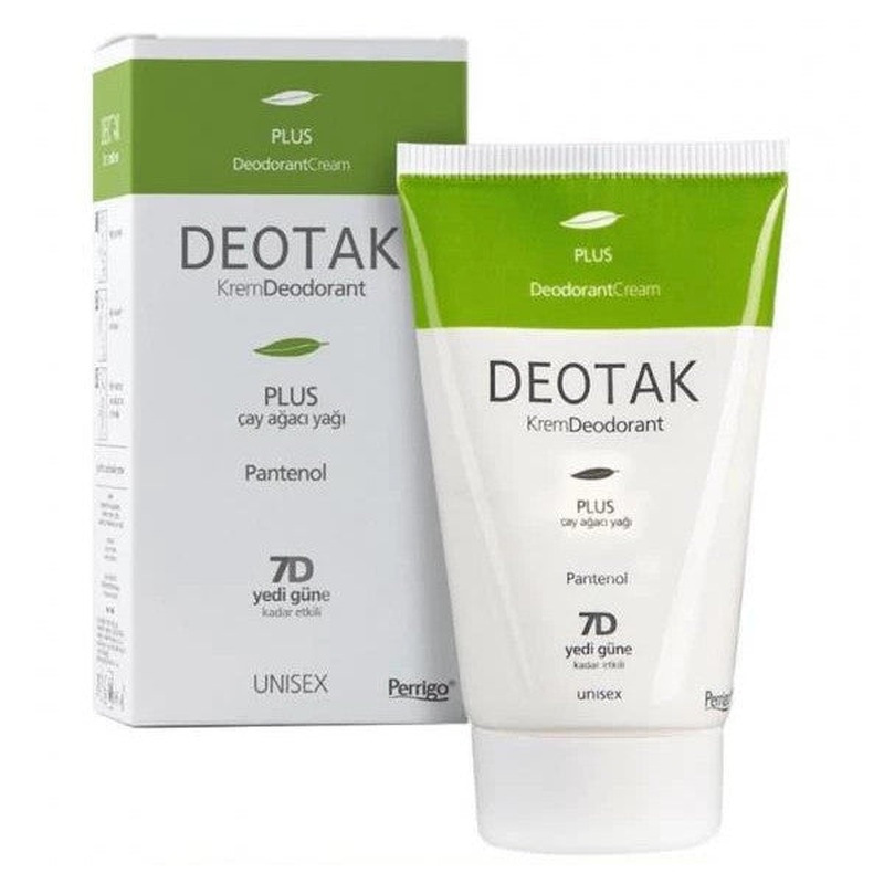 Deotak Deodorant Cream Plus 35Ml | Containing Tea Tree Oil