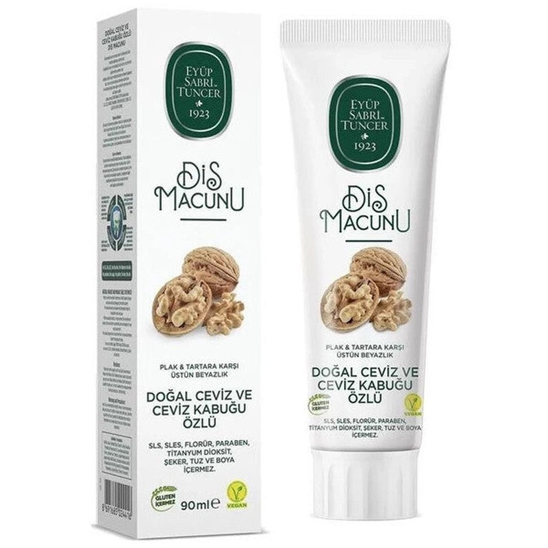 Eyp Sabri Tuncer Toothpaste Natural Walnut Shell Extract 90 Ml