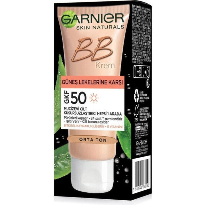 Garnier Bb Cream Sun Spot Protection Spf50