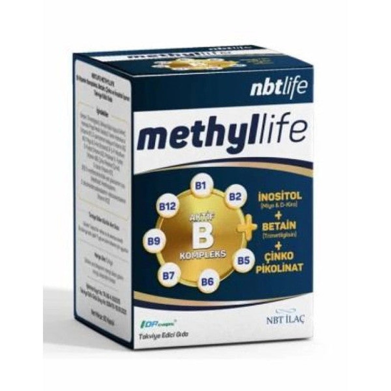 Nbt Life Methyllife Active B Complex 30 Capsules
