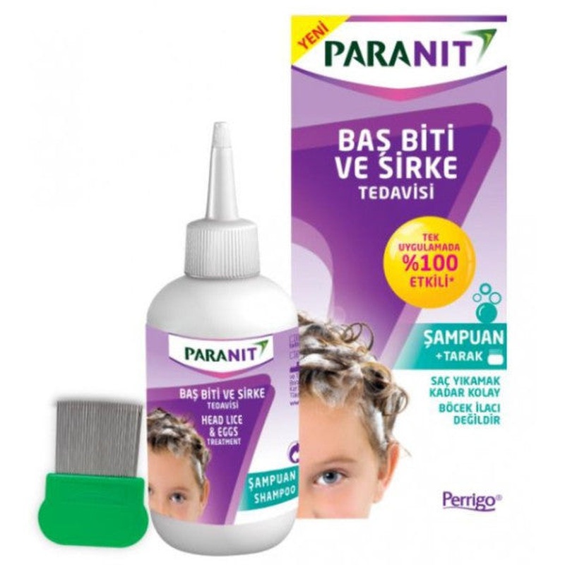 Paranit Head Lice And Vinegar Treatment Shampoo 100Ml | Comb Gift