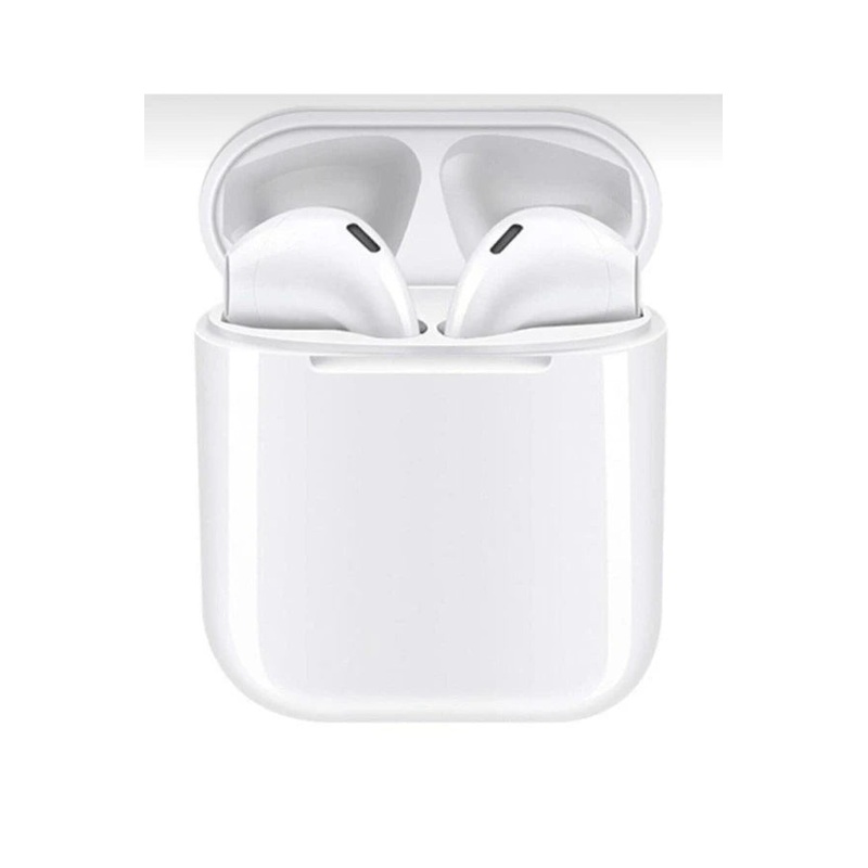 Tws I12 Bluetooth Wireless Headphone 5.0 Stereo - White With Charging Case