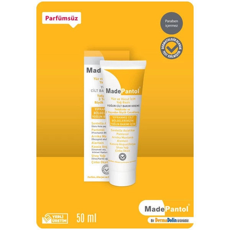 Madepantol Oil Based Intensive Skin Care Cream 50 Ml