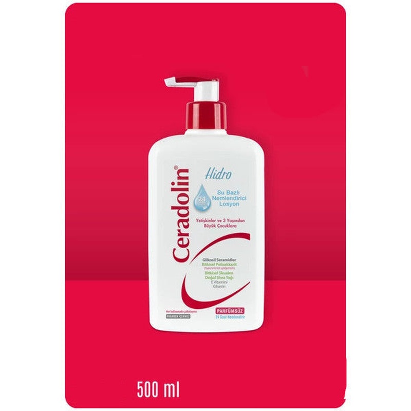Dermadolin Ceradolin Hydro Water Based Moisturizing Lotion 500 Ml