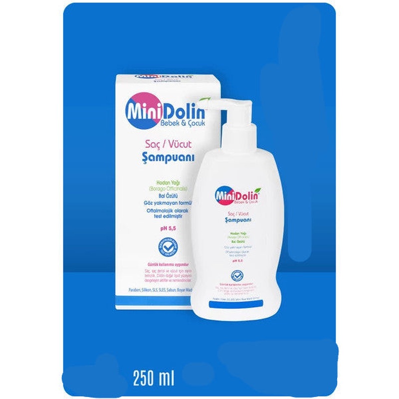 Minidolin Baby Hair And Body Shampoo 250 Ml
