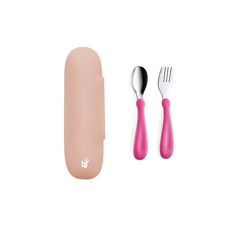 Babyjem Cutlery Storage Box, Stainless Steel Cutlery Set