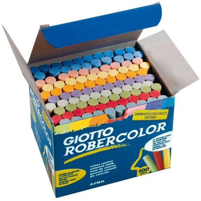Robercolor Chalk Round Dust-free 100 LU Mixed Color 539000