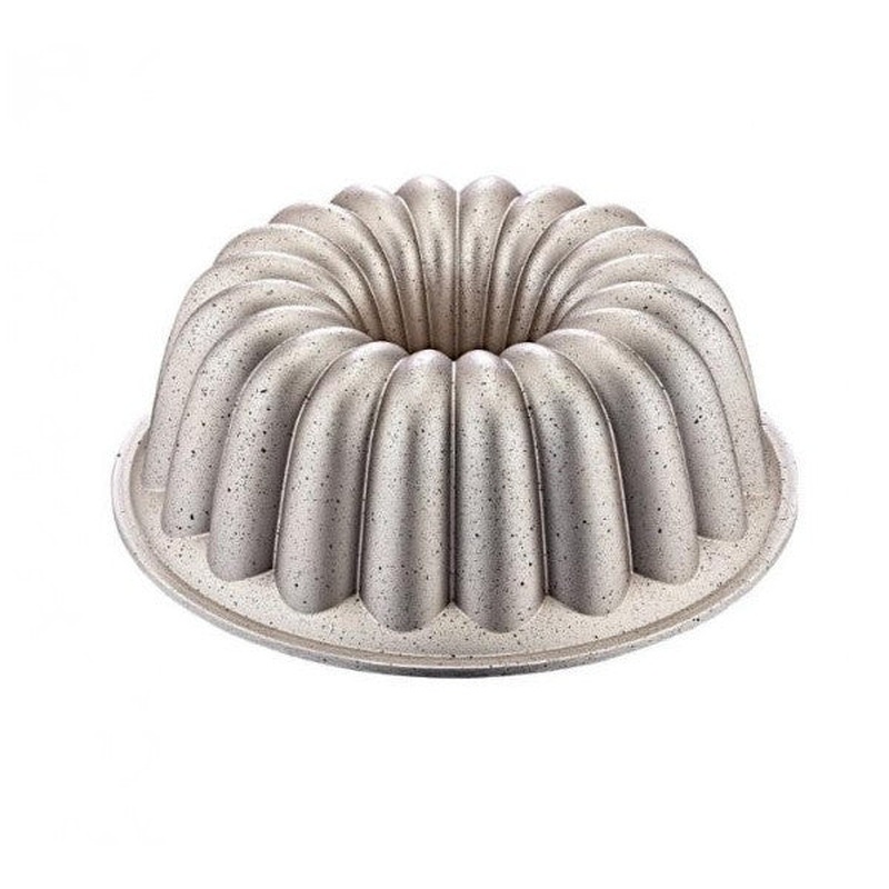 Oms 25 Cm Cast Granite Sliced cake Mold Rose Pink 3288