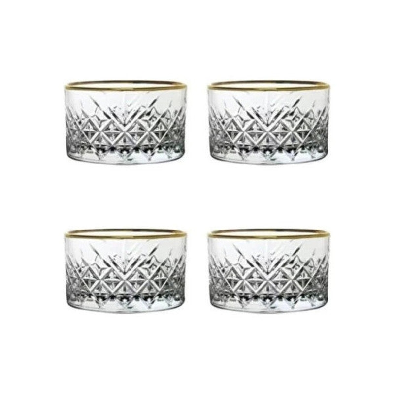 Paabahe 530040G Timeless Golden Touch 4 Piece Snack Set