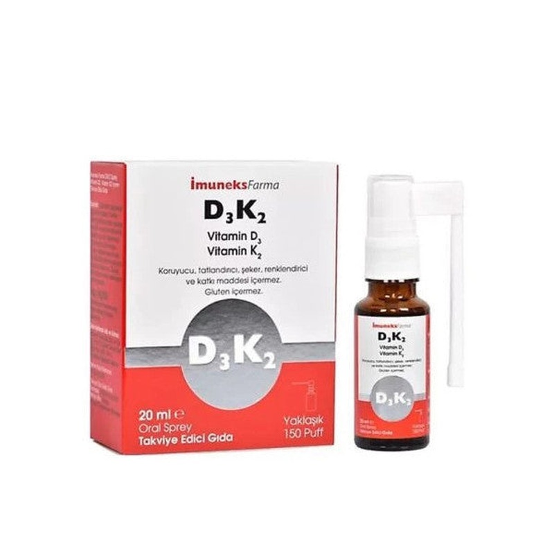 Imuneks D3 K2 Food Supplement 20 Ml - Spray