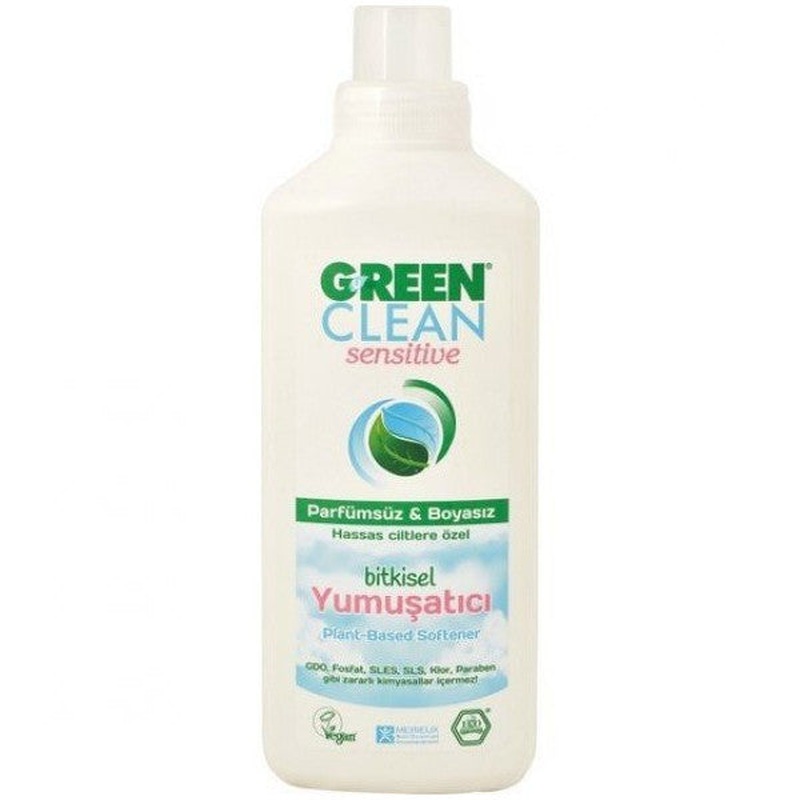 U Green Clean Sensitive Perfume-Free & Dye-Free Herbal Softener 1000 Ml