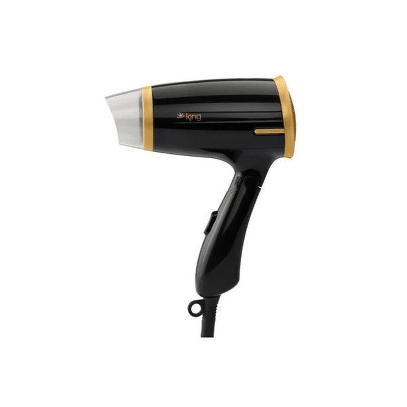 King Ksk437 Vilda Travel Type Hair Dryer Black