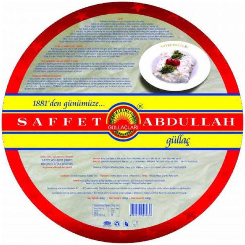 Saffet Abdullah Glla Dessert 400 Gr 5 Pieces
