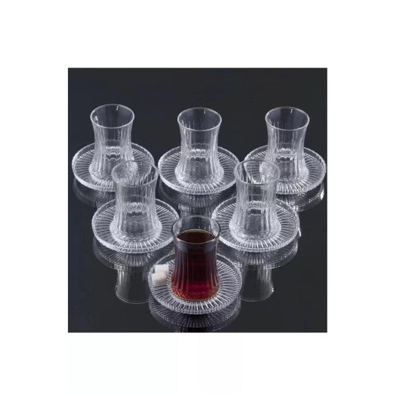 Pasabahce 950097 Elysia 12 Piece Tea Set For 6 People