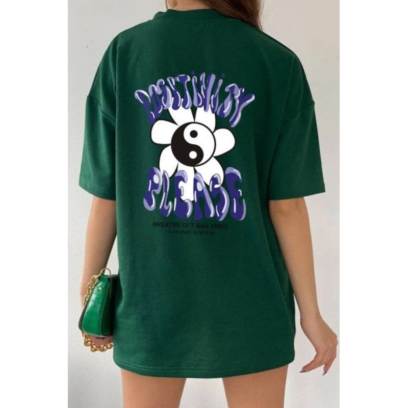 Unisex Positivity Tasarm T-shirt